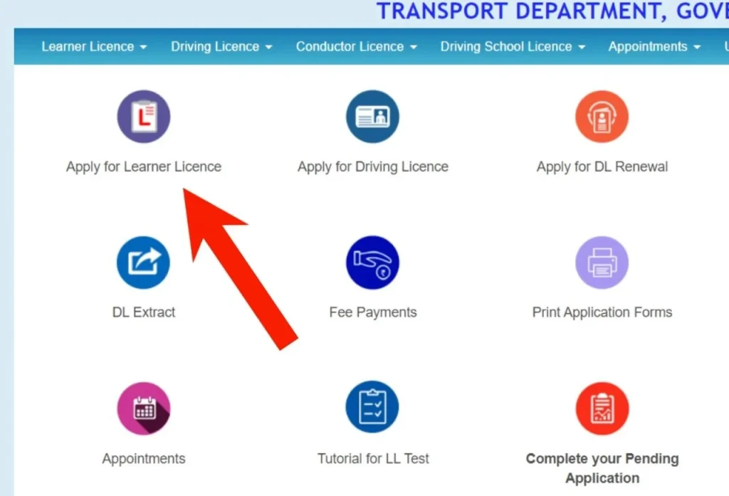 apply for a Learner’s License